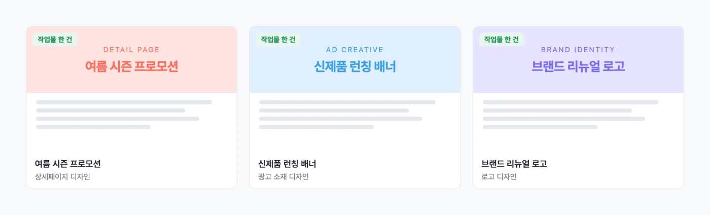 작업 원본 그대로 업로드한 올바른 예시